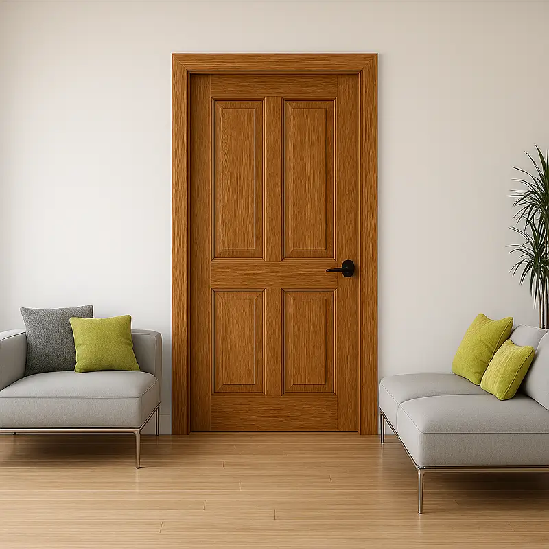 Solid Panel Sagwan Door