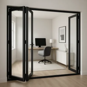Aluminium Folding Doors in Home Office