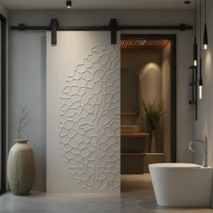 Custom Sliding Doors in Bathrooms