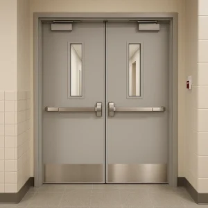 Faire Rated Aluminium Doors in Public Building
