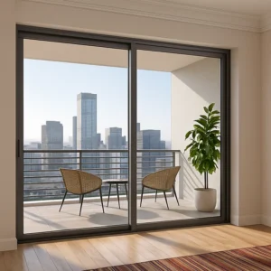 Glass Doors in Balconies