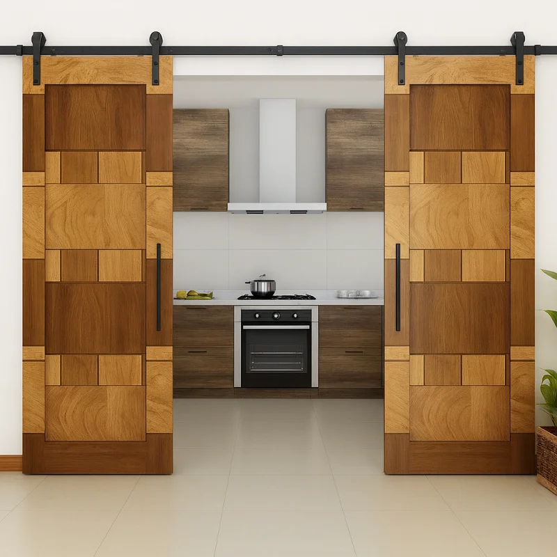 Wooden Sliding Doors in Kitchens