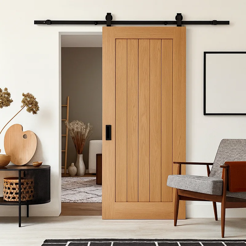 Wooden Sliding Doors in Living Rooms