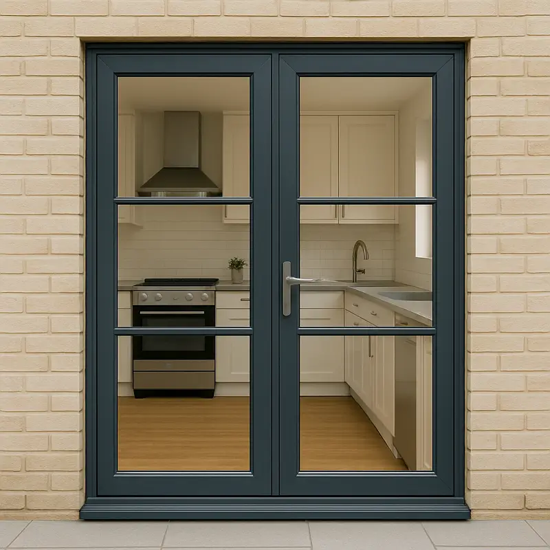 Aluminum Doors in Kitchen