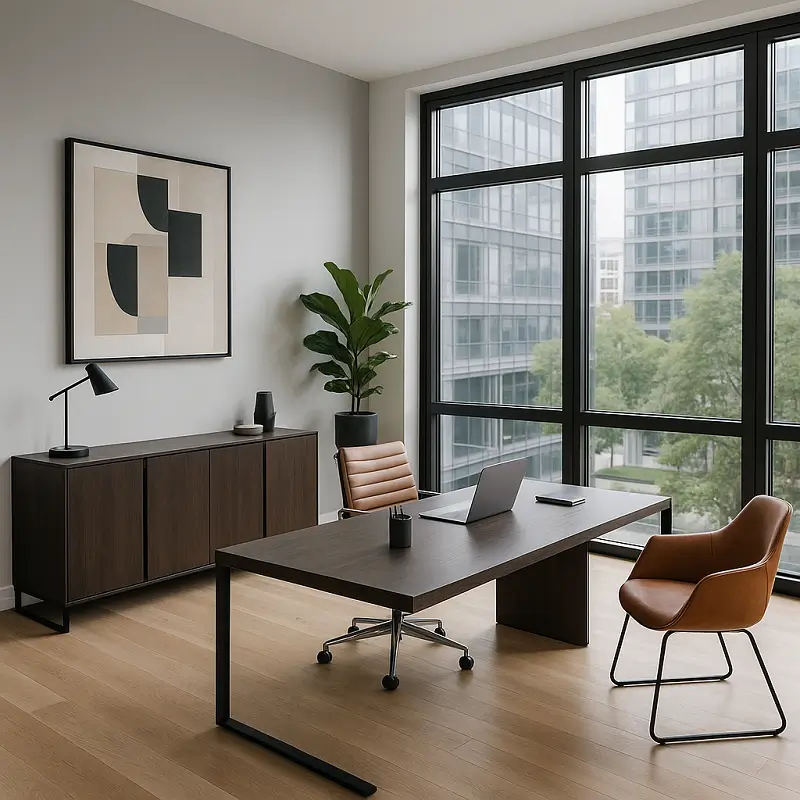 Aluminum Windows in Offices