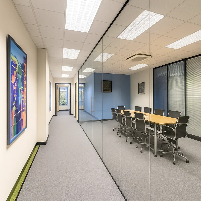 Glass Partitions in Meeting Rooms