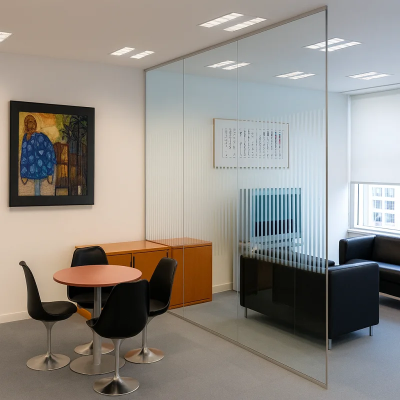 Glass Partitions in Waiting Areas