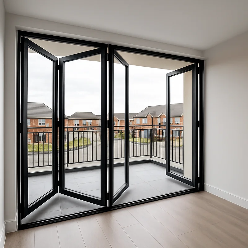 Aluminium Bifold Doors in Balcony