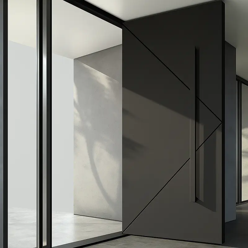 Aluminium Entrance Doors in Apartments