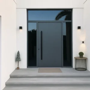 Aluminium Entrance Doors in Apartments