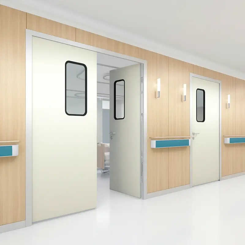 Aluminium Front Doors in Hospital
