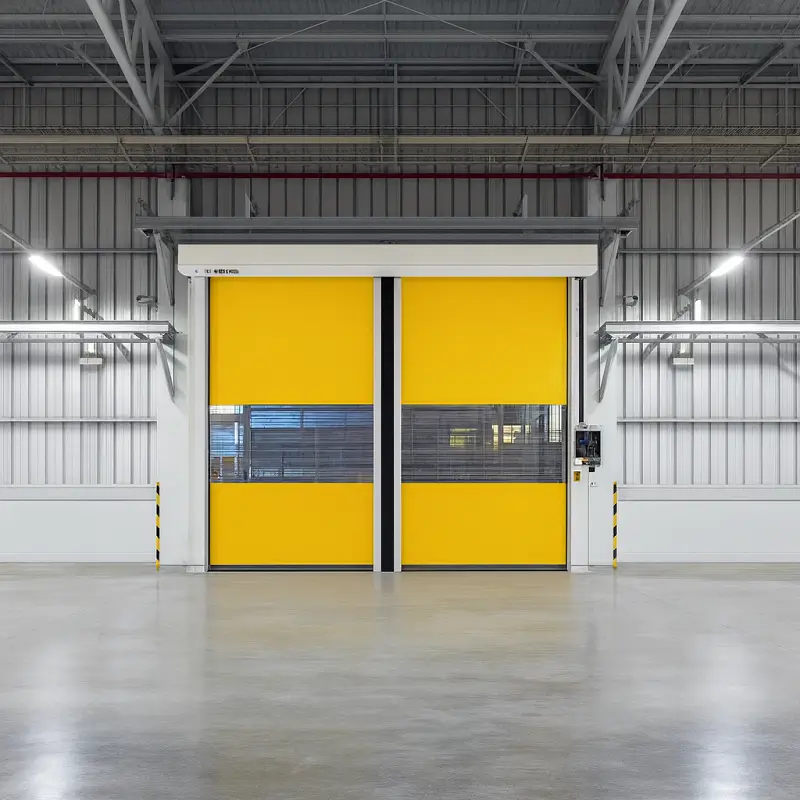 Aluminium Front Doors in Warehouse