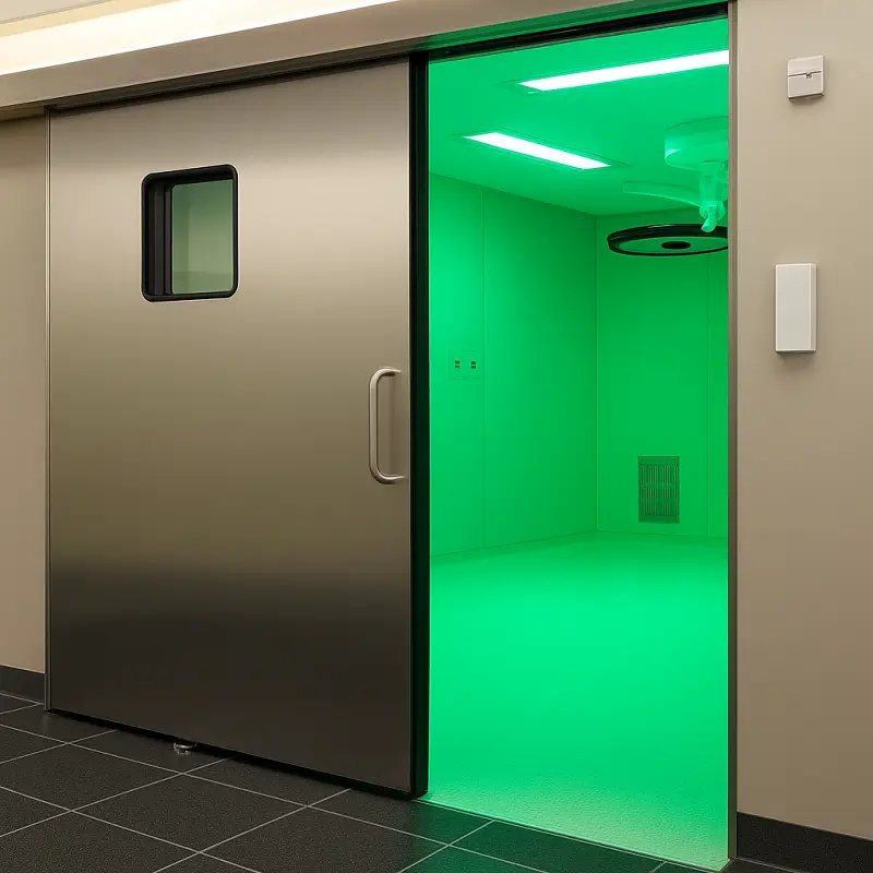 Aluminium Sliding Doors in Hospital