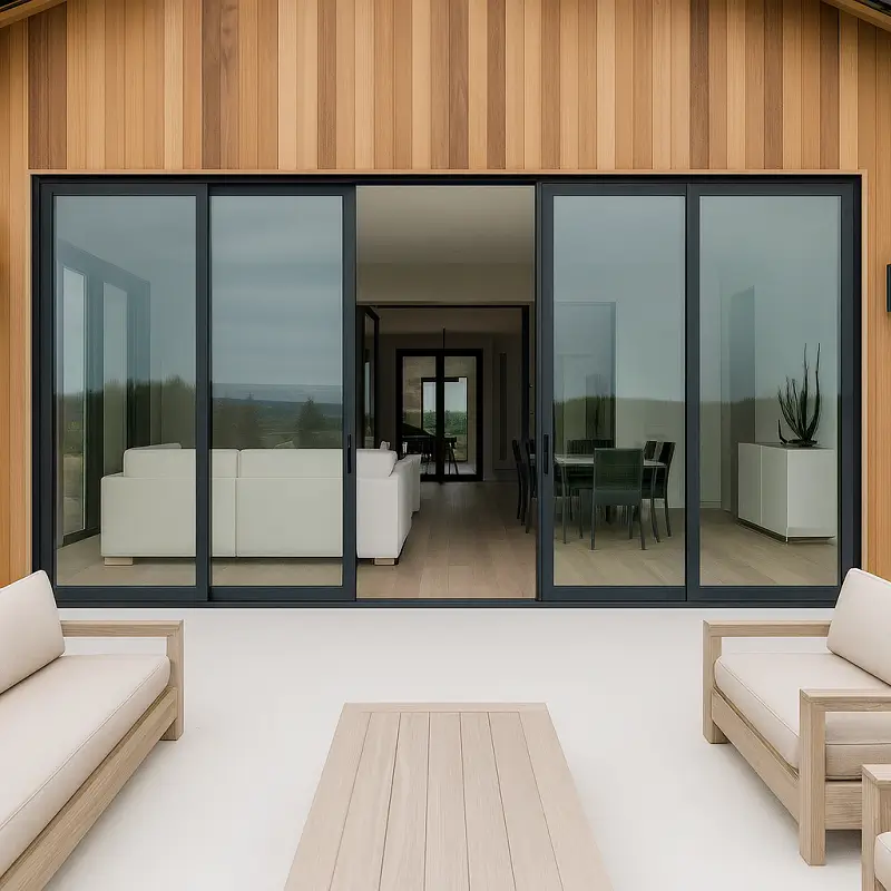 Aluminium Sliding Doors in Living Rooms