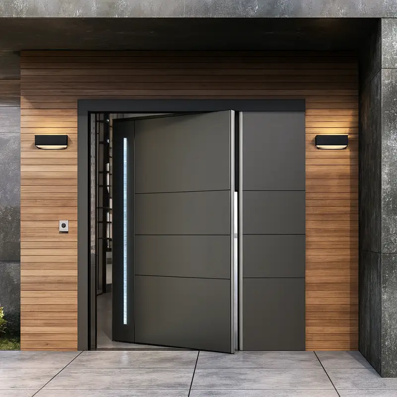 Aluminum Main Door in Apartment