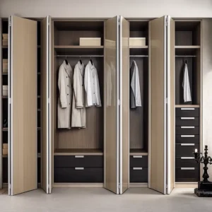 Custom Bifold Doors in Wardrobes