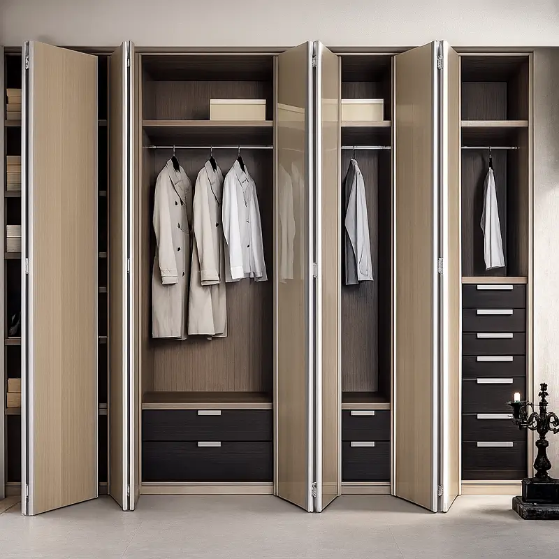 Custom Bifold Doors in Wardrobes