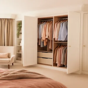 Custom Bifold Doors in Wardrobes