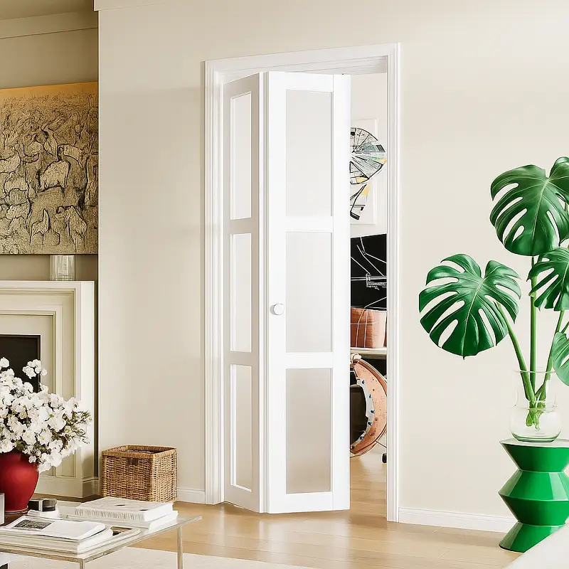 Custom Closet Doors in Living Room