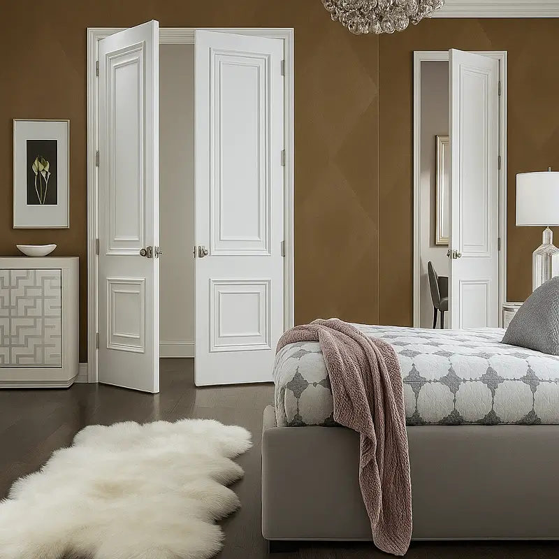 Custom Doors in Bedroom