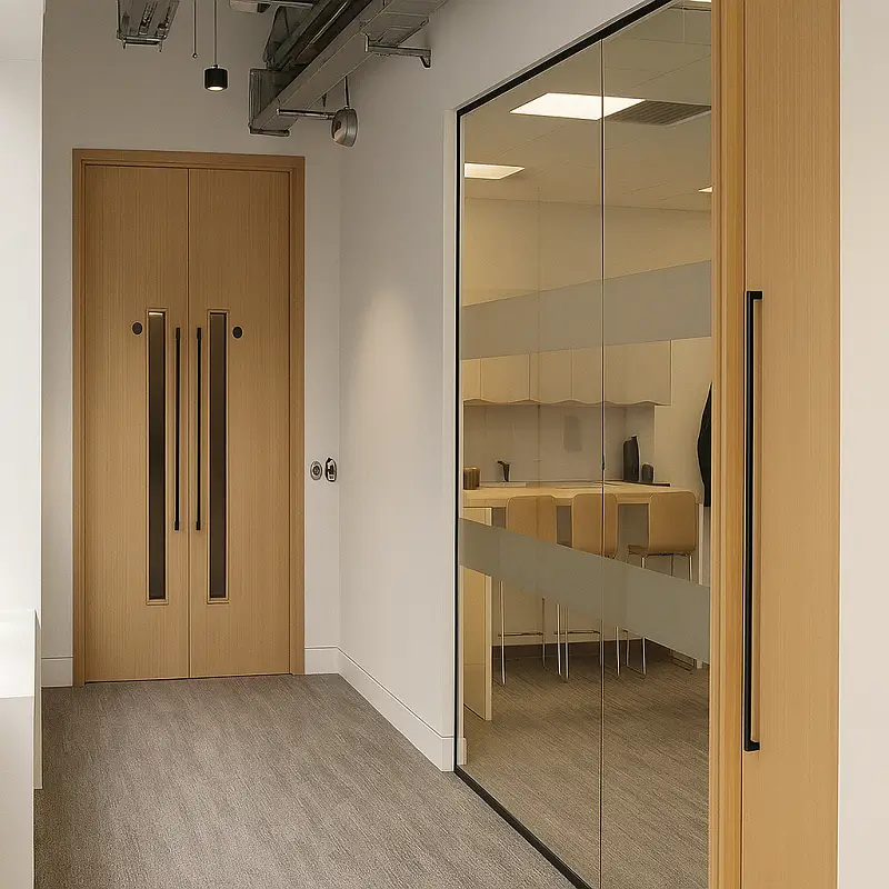 Custom Doors in Office