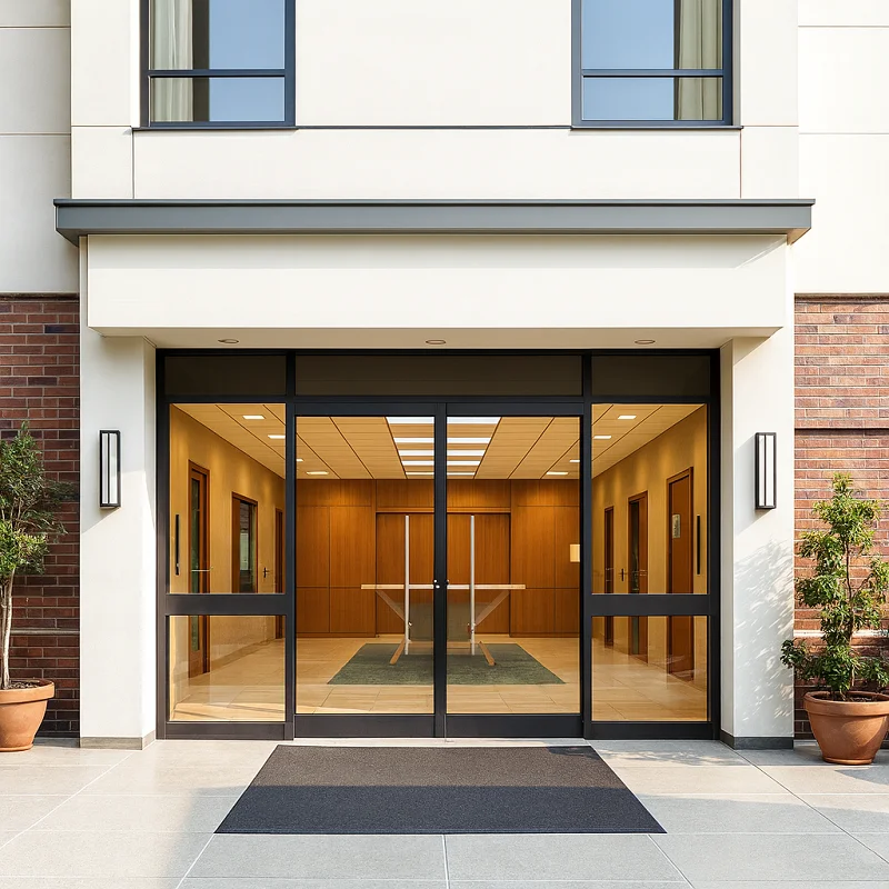 Custom Front Doors in Hospital