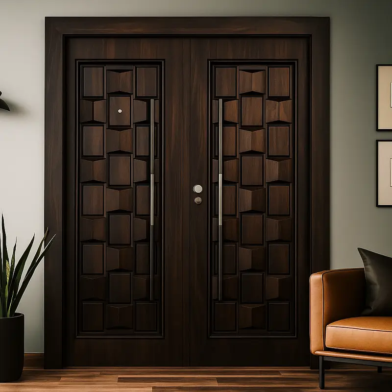 Wooden Doors in Main Entrance