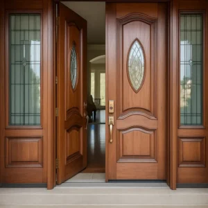 Wooden Entrance Doors in Home