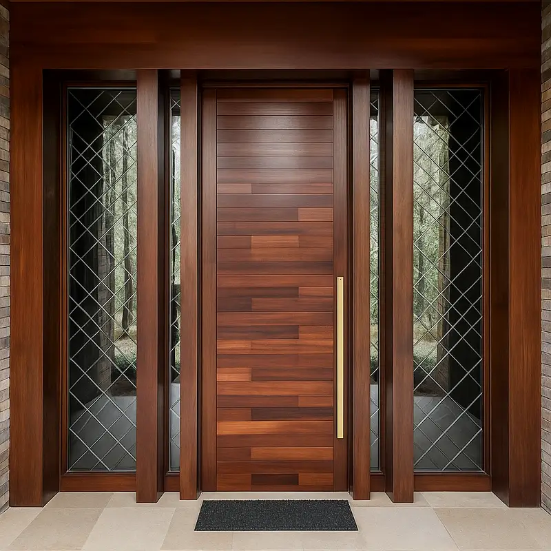 Wooden Entrance Doors in Home