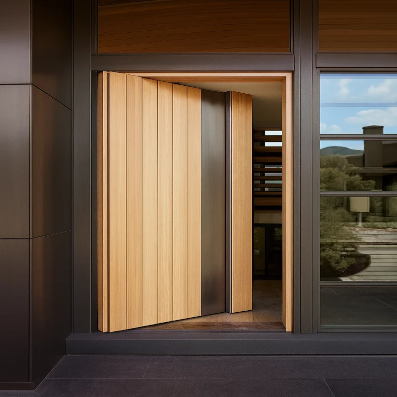Wooden Main Doors in Offices