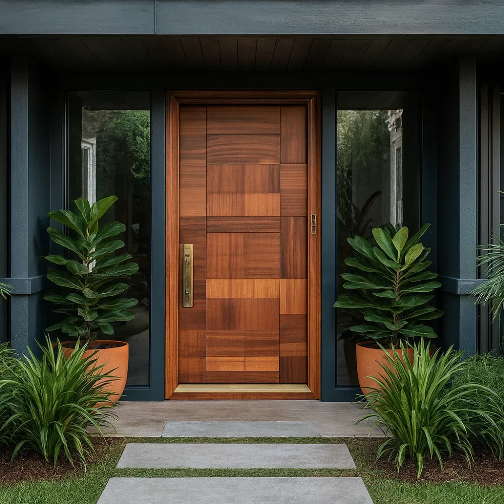 Residential Wooden Main Doors