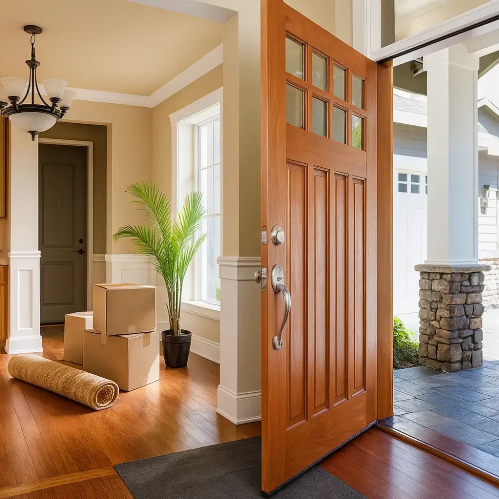Residential Wooden Entrance Doors